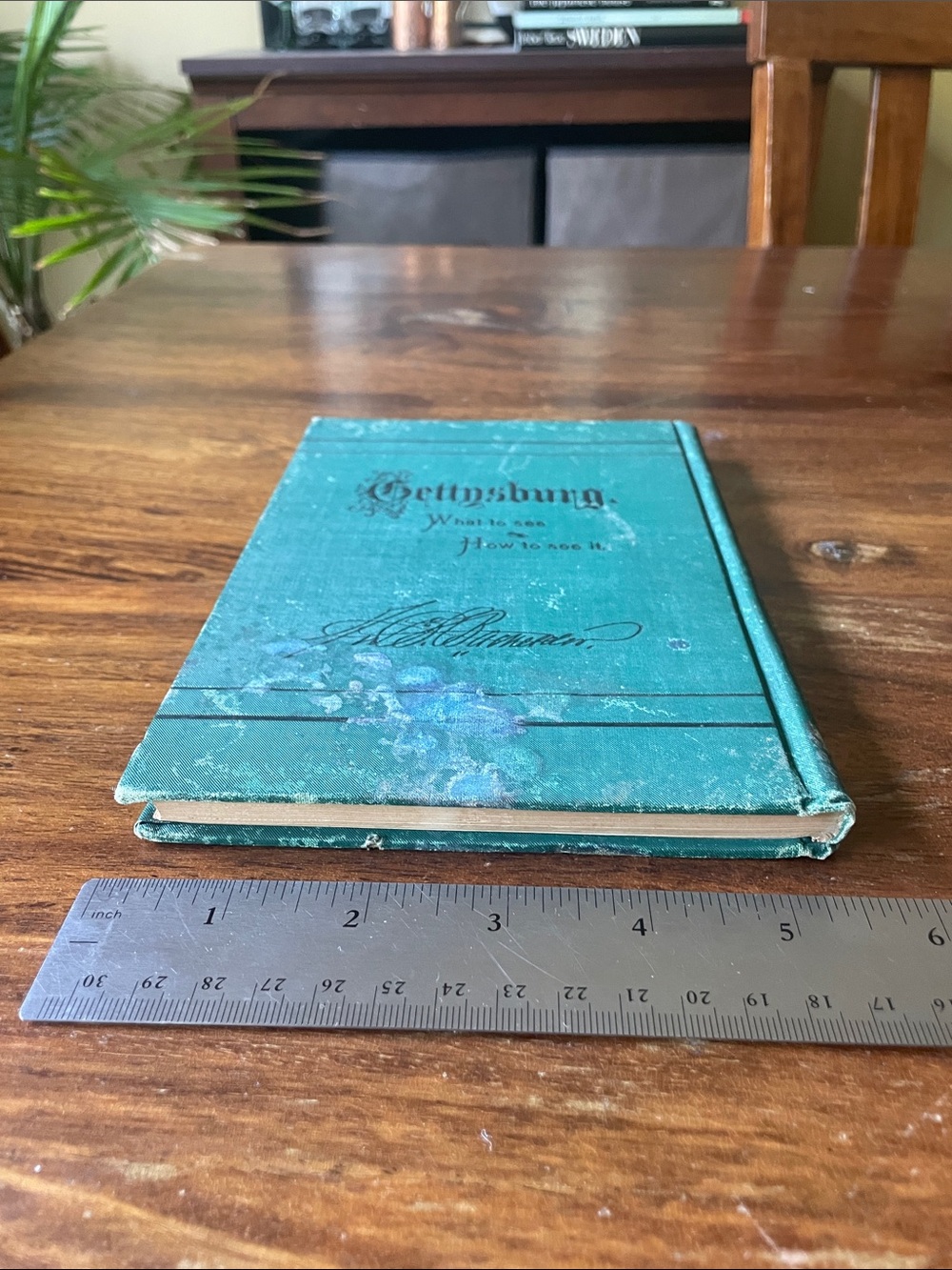 Gettysburg 1878 Guide Book John Bachelder Green Cloth Hardcover Antique Vintage - Picture 16 of 16